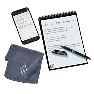 Additional Image 2 - a tablet and phone with a pen and a cloth