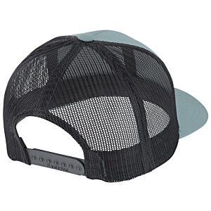 Additional Image 1 - a black mesh hat with a shadow