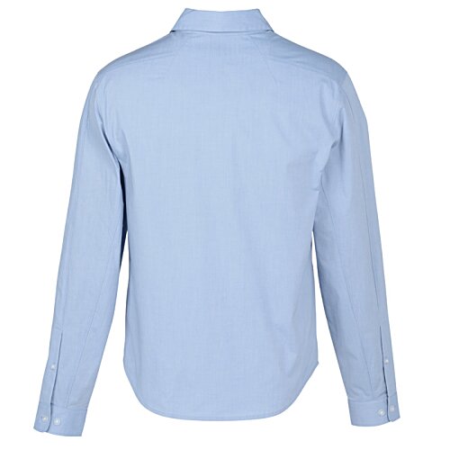 Additional Image 1 - a blue shirt with a long sleeve