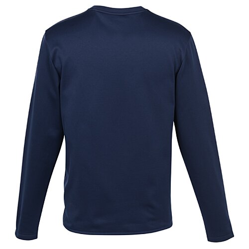 Additional Image 1 - a blue long sleeved shirt