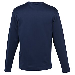 Additional Image 1 - a blue long sleeved shirt