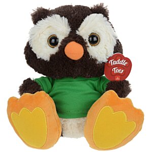 Additional Image 1 - a stuffed animal with a green shirt and orange feet