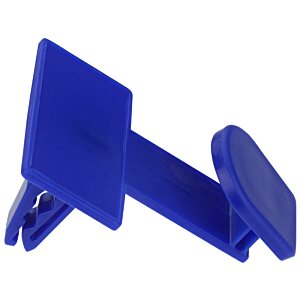 Additional Image 3 - a blue plastic clip on a white background