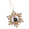 View Image 3 of 4 of Snowflake Wood Photo Ornament