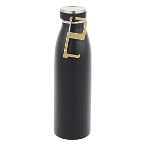 Additional Image 1 - a black bottle with a gold logo