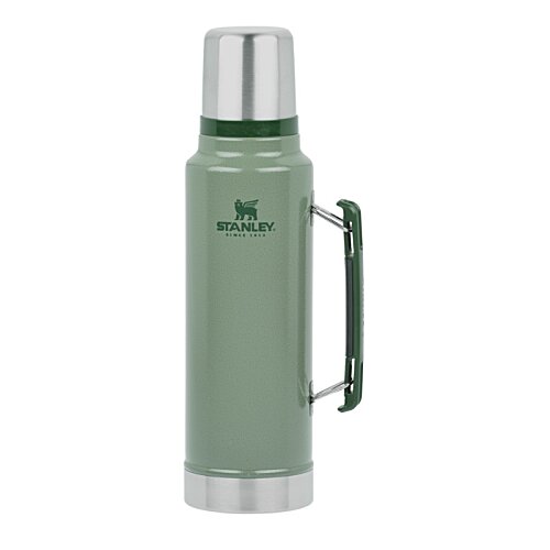 Additional Image 1 - a black and silver thermos with Willis Tower in the background