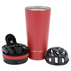 Additional Image 4 - a red and black tumbler