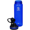 Additional Image 1 - a blue water bottle with a black handle