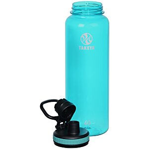 Additional Image 1 - a blue water bottle and a black headphone