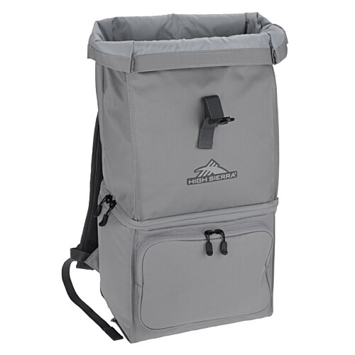 Additional Image 2 - a grey trash can with a black handle