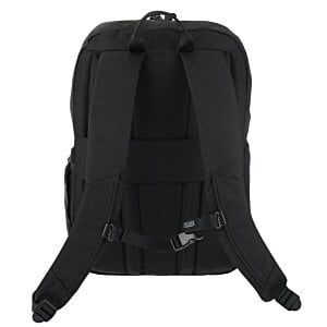 Additional Image 2 - the back of a black backpack