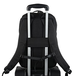 Additional Image 3 - a back of a black backpack