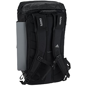 Additional Image 1 - a black backpack with straps