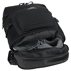 Additional Image 3 - a black backpack with a zipper