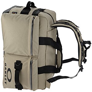 Additional Image 2 - a tan bag with black straps