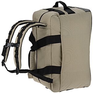 Additional Image 3 - a tan bag with black straps