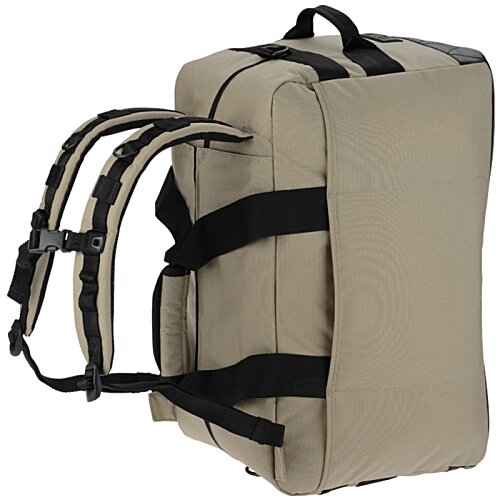 Additional Image 3 - a tan bag with black straps