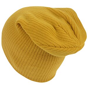 Additional Image 2 - a yellow knit hat on a white background