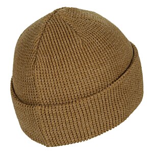 Additional Image 1 - a brown knit hat with a white background