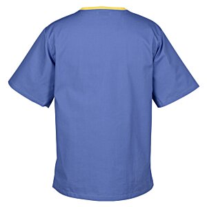 Additional Image 1 - a blue shirt on a white background