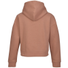 View Image 2 of 3 of Ultimate 8.3 oz. CVC Fleece Cropped Hoodie - Ladies' - Embroidered