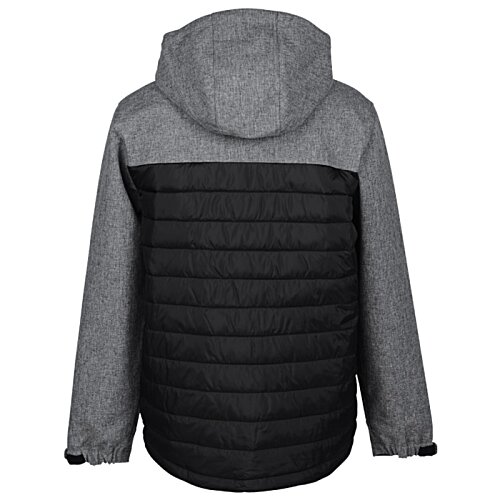 Additional Image 1 - a black and grey jacket