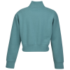 View Image 2 of 3 of Ultimate 8.3 oz. CVC Fleece Cropped 1/2-Zip Pullover - Ladies' - Screen