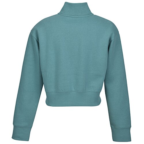 Additional Image 1 - a blue sweater with a white background