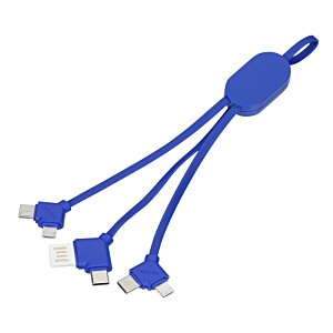 Additional Image 1 - a blue cord with white connectors