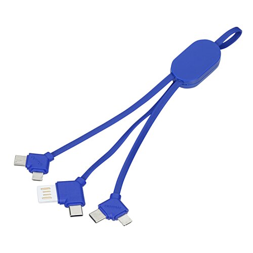 Additional Image 1 - a blue cord with white connectors
