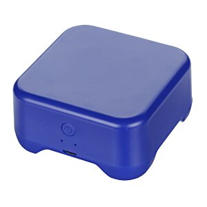 Additional Image 1 - a blue square object with a white background