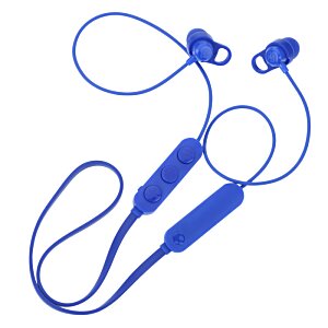 Additional Image 1 - a blue earbuds with a cord