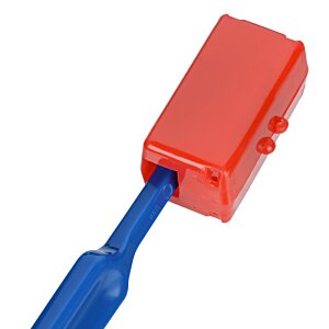 Additional Image 1 - a close up of a red and blue object