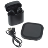 View Image 3 of 9 of Oros True Wireless Auto Pair Ear Buds with Wireless Charging Pad