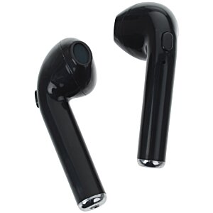 Additional Image 3 - a pair of black earbuds