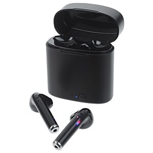 Additional Image 7 - a black box with a black case and two black earbuds