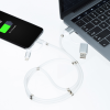 View Image 4 of 6 of Whirl Duo Charging Cable with Magnetic Wrap