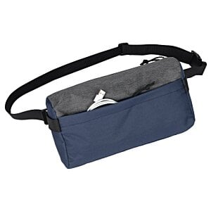 Additional Image 2 - a blue bag with a black strap