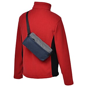 Additional Image 5 - a red jacket with a black bag on the back
