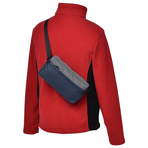 Additional Image 4 - a red jacket with a black bag on the back