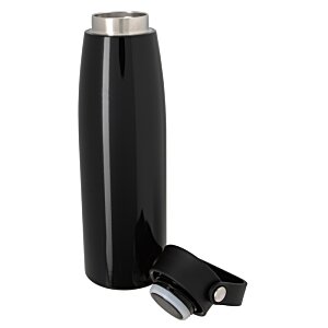 Additional Image 1 - a black and silver thermos