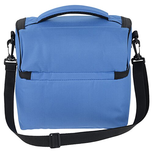 Additional Image 2 - a blue bag with a black strap