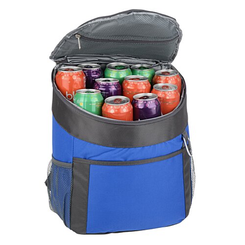 Additional Image 3 - a blue bag with many cans in it