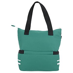 Additional Image 1 - a green bag with black handles