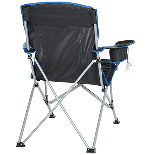 Additional Image 1 - a black and blue folding chair