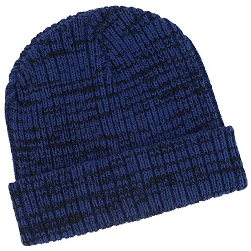 Additional Image 1 - a blue knit hat on a white background