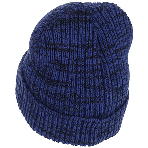 Additional Image 2 - a blue knit hat on a white background