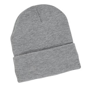 Additional Image 1 - a grey beanie on a white background