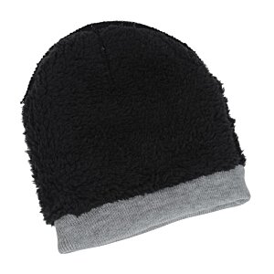 Additional Image 2 - a black and white beanie