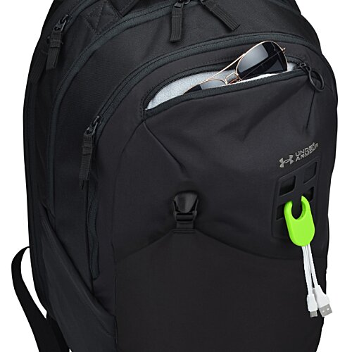 Additional Image 4 - a black backpack with a zipper